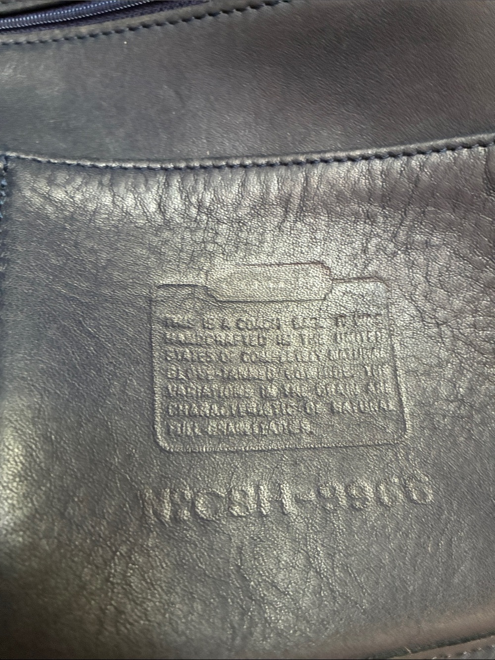 Vintage Coach Navy Blue bag - Picture 12 of 13